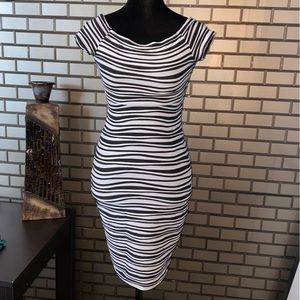 Black & White mini dress size small